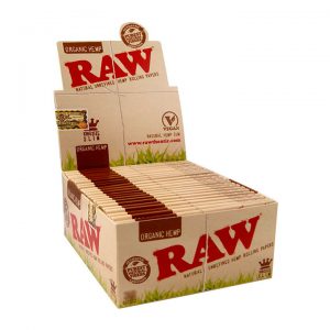 RAW | Organic Hemp Kingsize Slim Rolling Papers | Box of 50