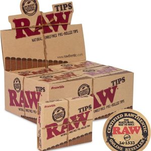 Raw | Pre-rolled Classic Tips Box