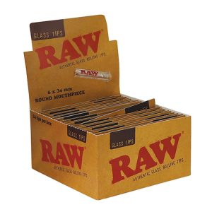 Raw | Round Glass Tips Box